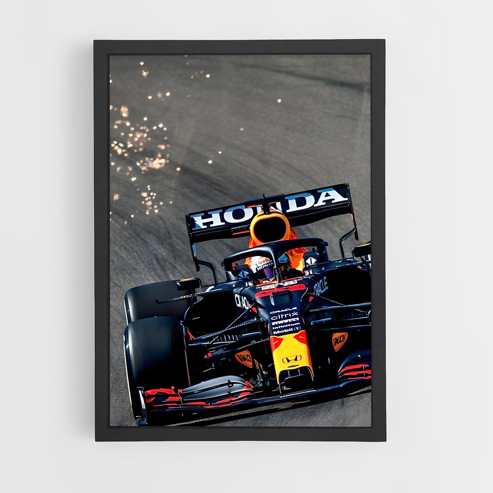 Poster RB16B Racing Spirit – affiche Voitures de Formule 1 (vue 2)